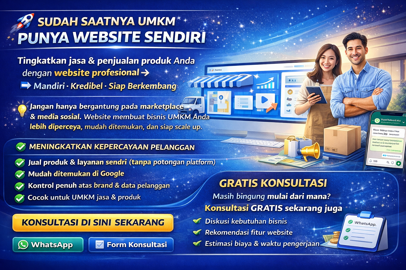 Sudah Saatnya UMKM Punya Website Sendiri